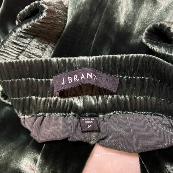 J BRAND Ardon Pull-On Elastic Waist Wide Leg Velvet Pants | Size Medium - Picture 7 of 8